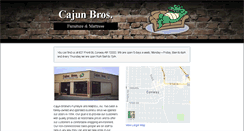 Desktop Screenshot of cajunbrothersfurniture.com